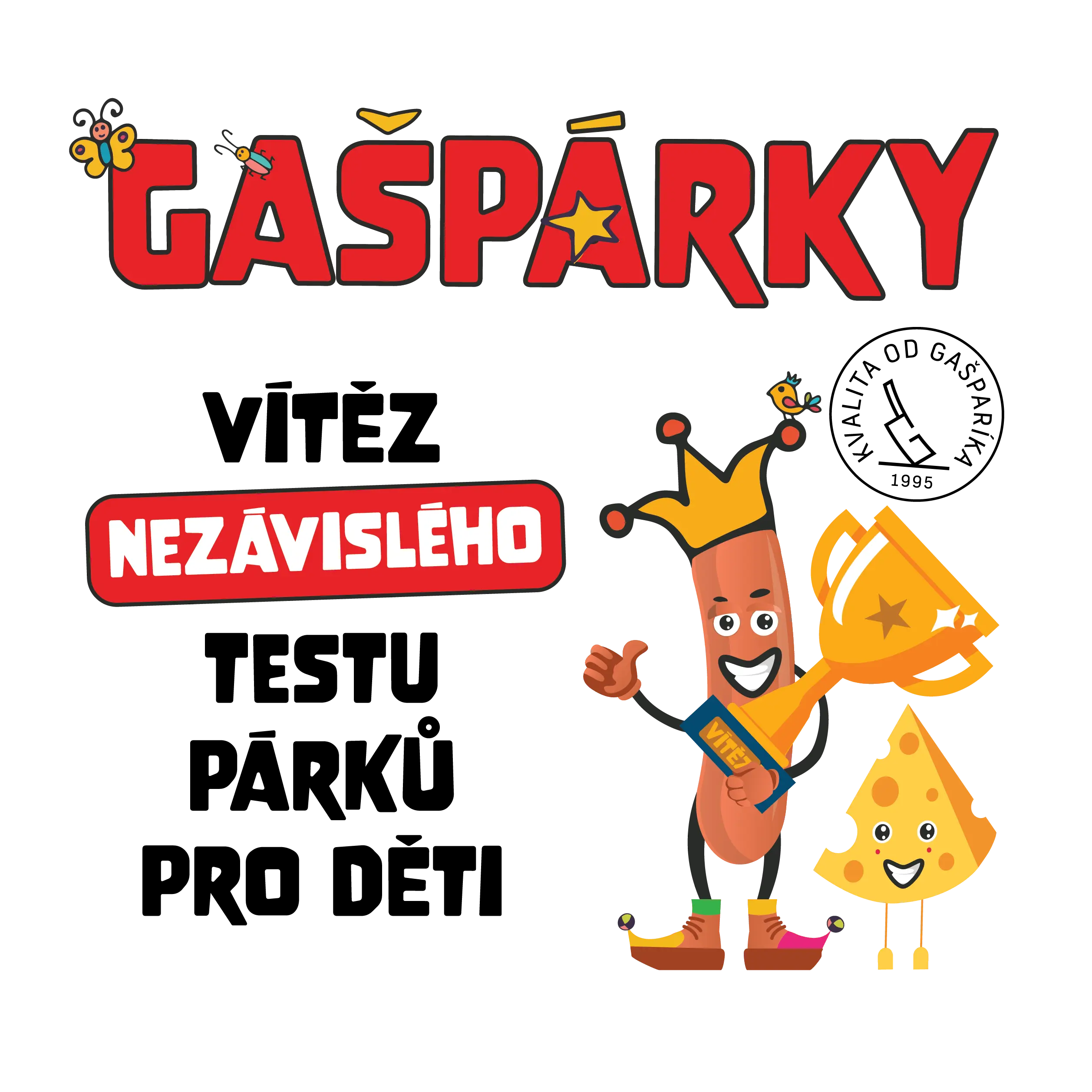Gašpárky - vítěz nezávislého testu párků pro děti